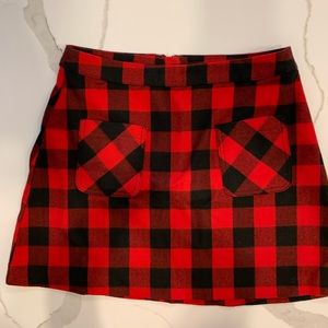 H&M pleated mini skirt